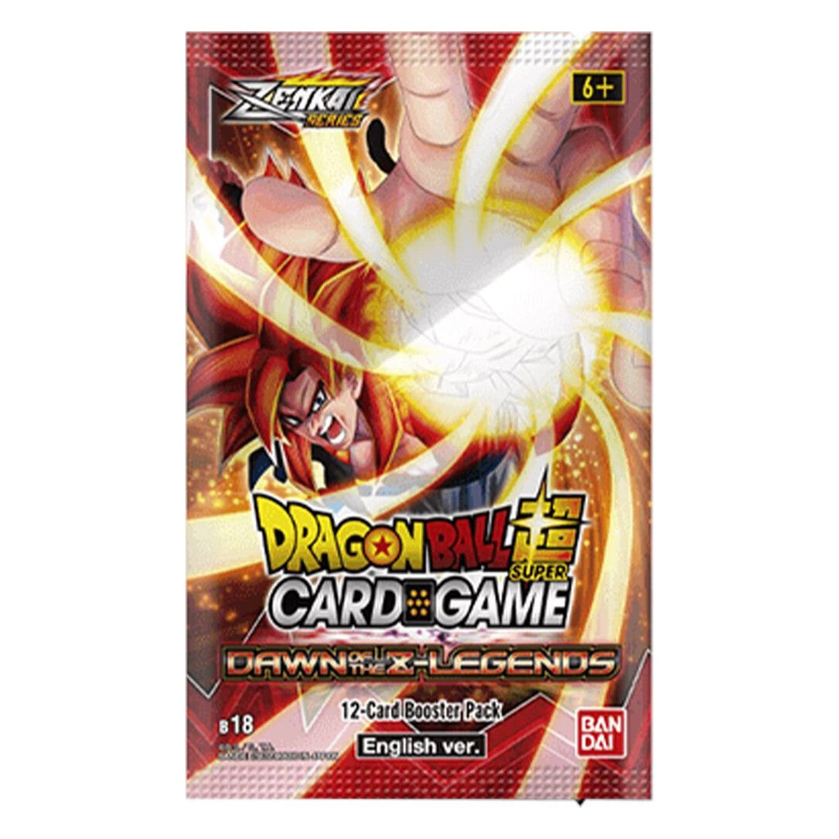 B-18 Booster Pack Dawn of the Z-Legends – Dragon Ball Super Card Game English sealed product