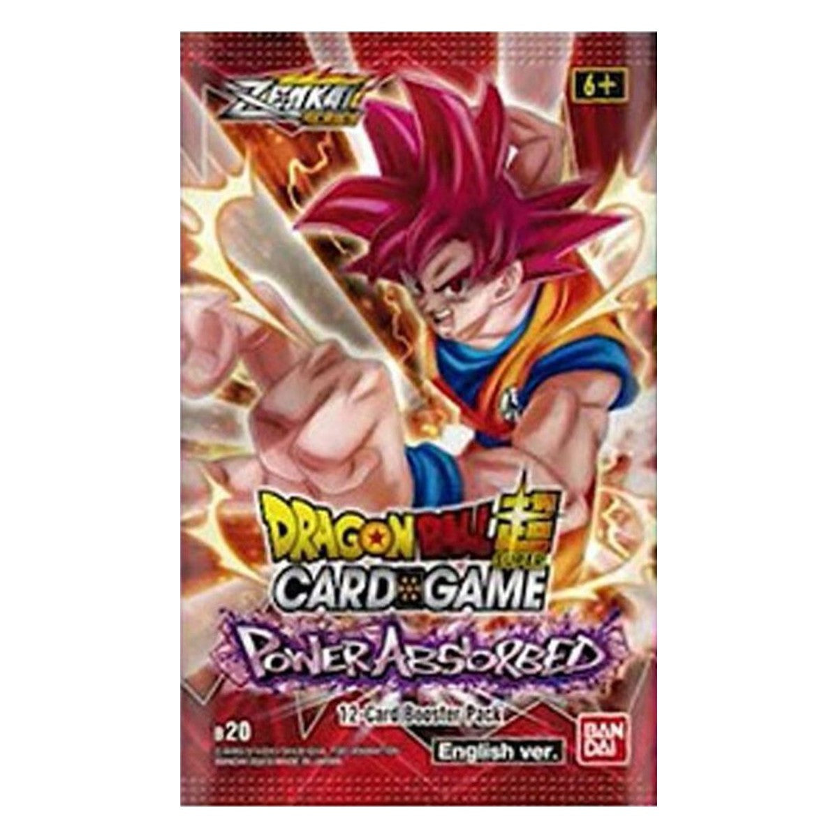 B-20 Booster Pack Power Absorbed – Dragon Ball Super Card Game English sealed product