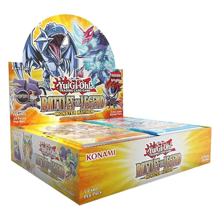 Battles of Legend: Monster Mayhem Booster Box (1st Edition) – Yu-Gi-Oh! English sealed product