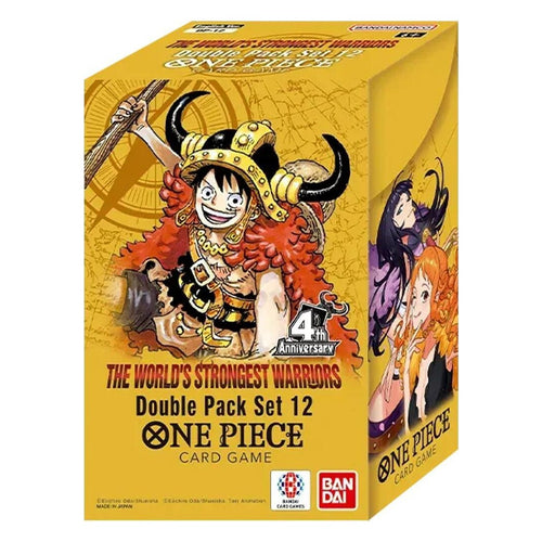Double Pack Set Vol.12 [DP-12] The World's Strongest Warriors – One Piece Card Game English sealed product
