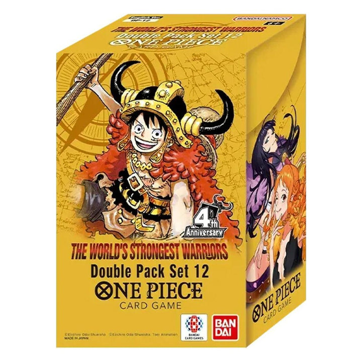 Double Pack Set Vol.12 [DP-12] The World's Strongest Warriors – One Piece Card Game English sealed product