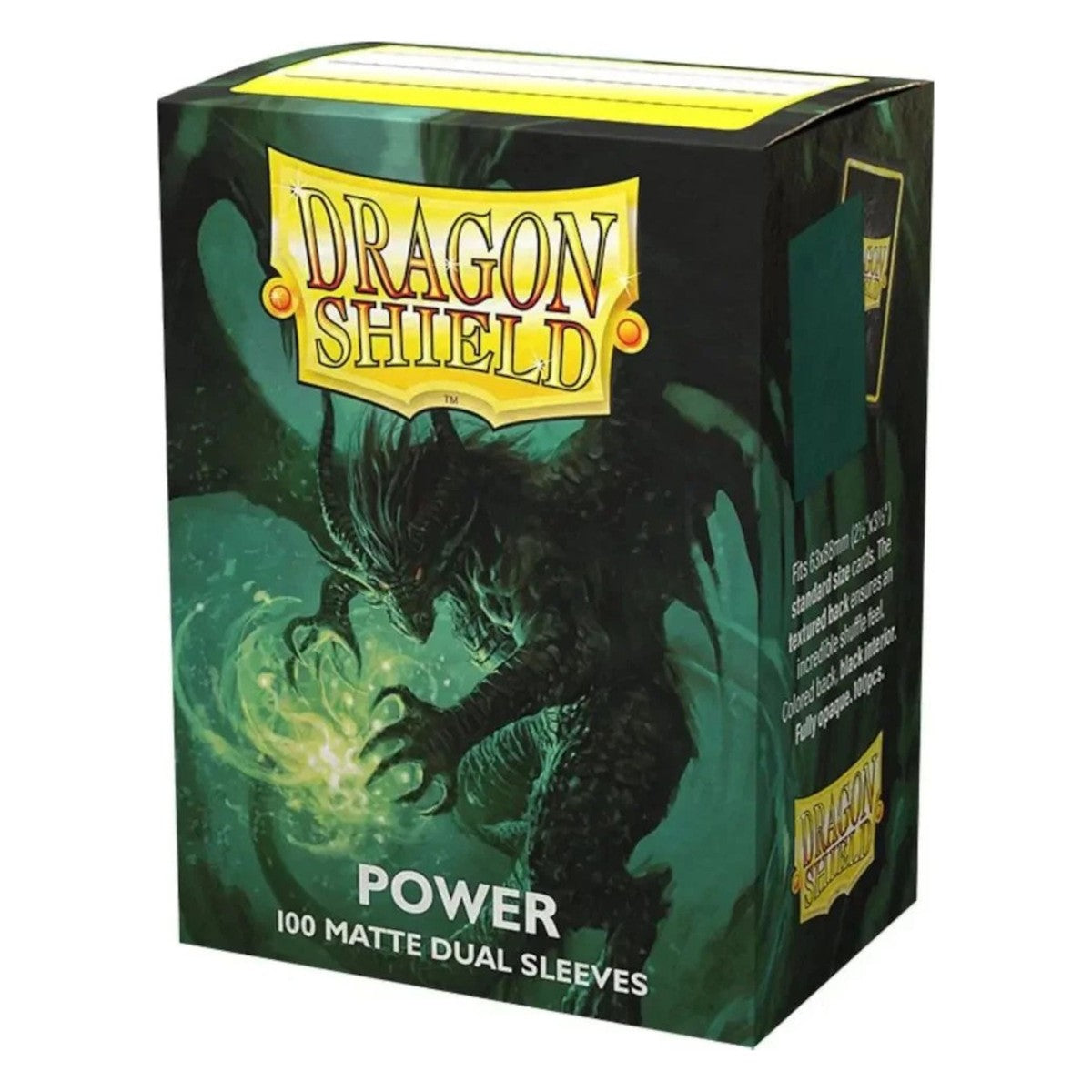 Dragon Shield Dual Matte Sleeves – Power (100 ct) | Standard Size