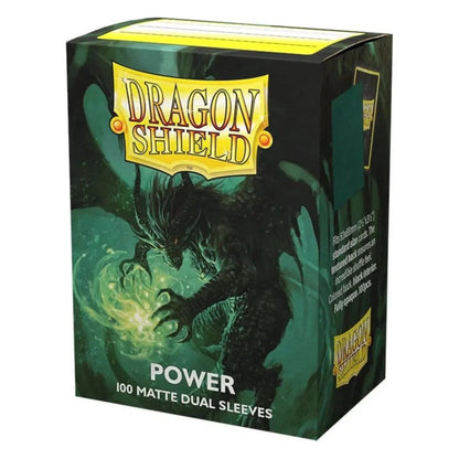 Dragon Shield Dual Matte Sleeves – Power (100 ct) | Standard Size