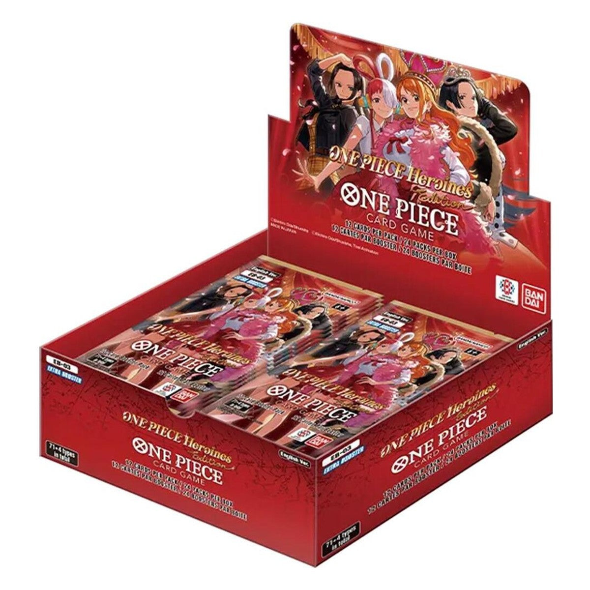 EB-03 Extra Booster Box Heroines Edition – One Piece Card Game English sealed product