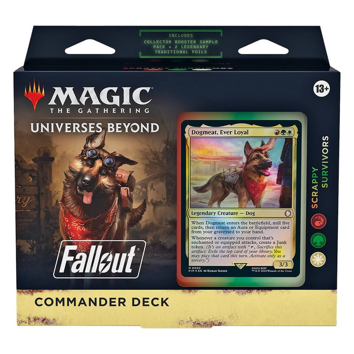 Fallout Commander Deck - Scrappy Survivors – Magic: The Gathering English sealed product
