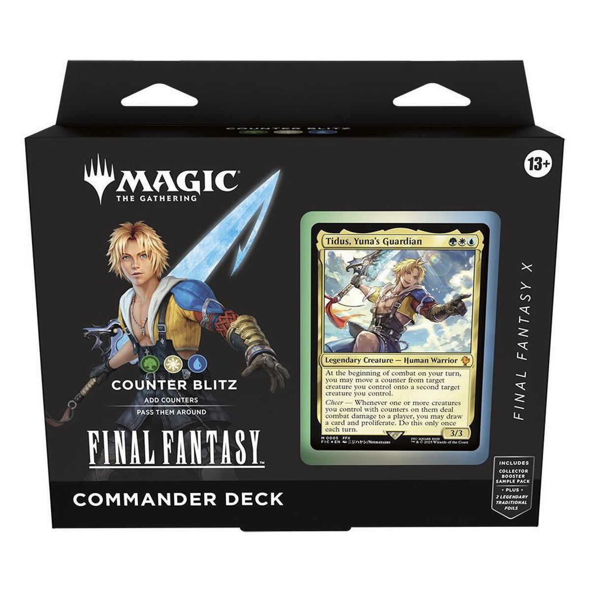FINAL FANTASY Commander Deck - FINAL FANTASY X Counter Blitz – Magic: The Gathering English sealed product