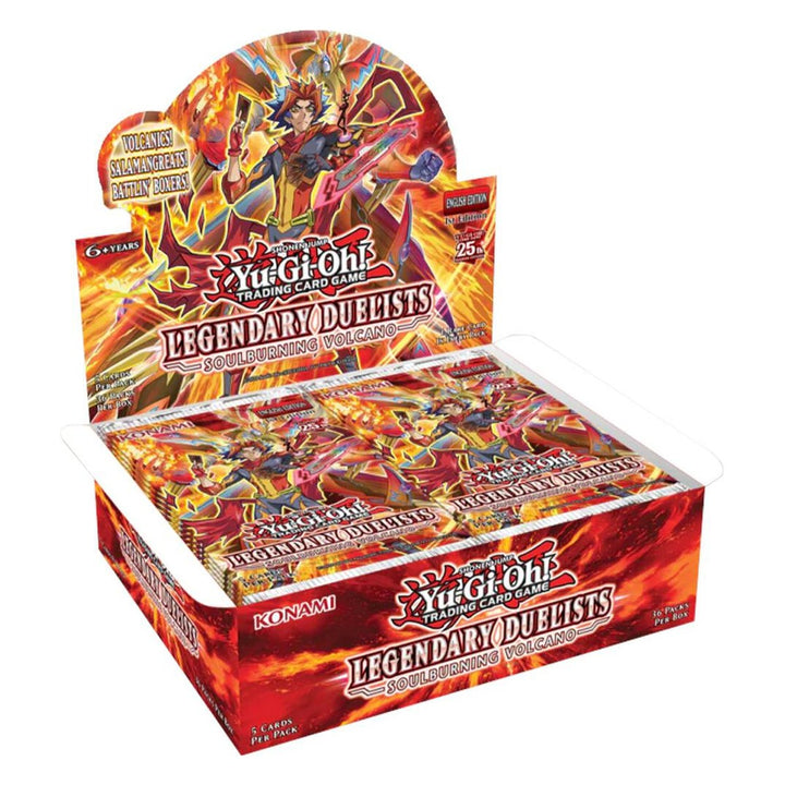 Legendary Duelists: Soulburning Volcano Booster Box (1st Edition) – Yu-Gi-Oh! English sealed product