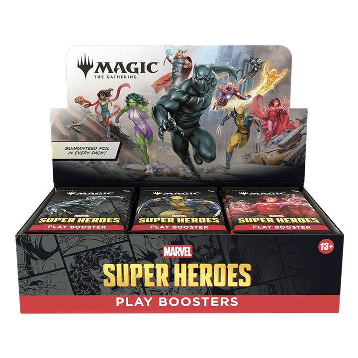 Marvel Super Heroes Play Booster Box – Magic: The Gathering English sealed product