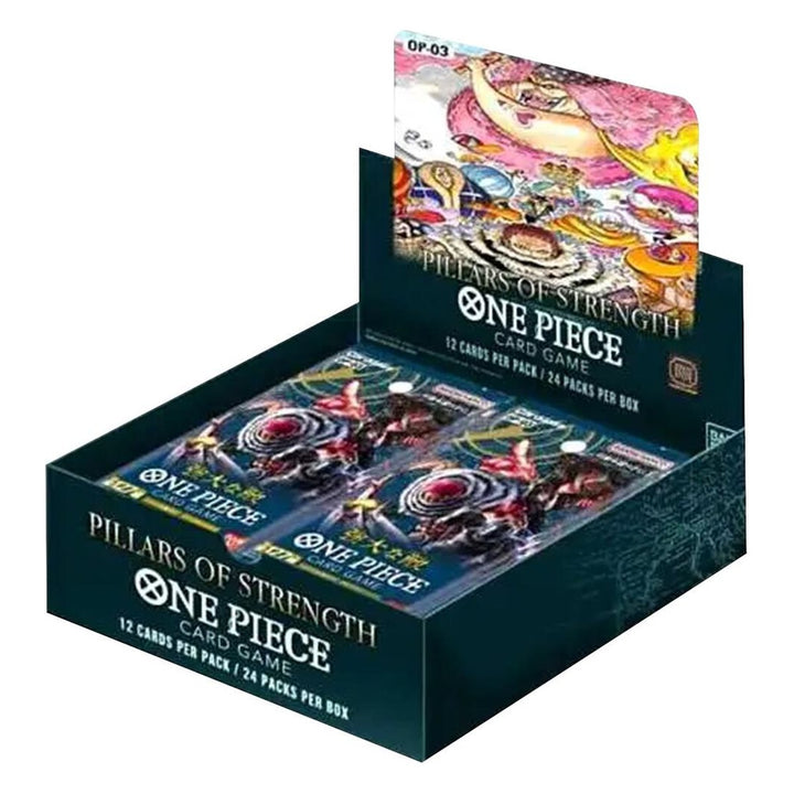 OP-03 Booster Box Pillars of Strength – One Piece Card Game English sealed product