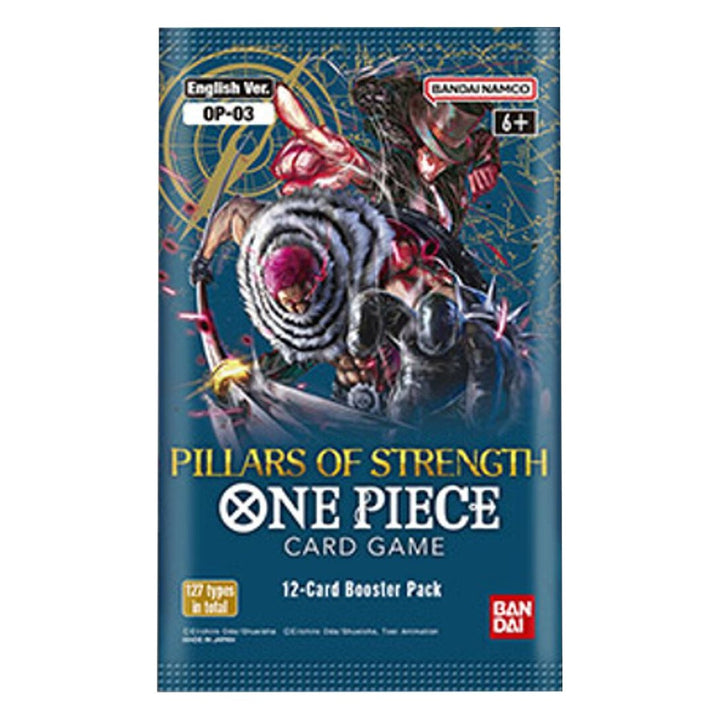 OP-03 Booster Pack Pillars of Strength – One Piece Card Game English sealed product