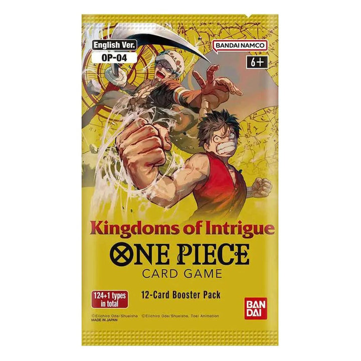 OP-04 Booster Pack Kingdoms of Intrigue – One Piece Card Game English sealed product
