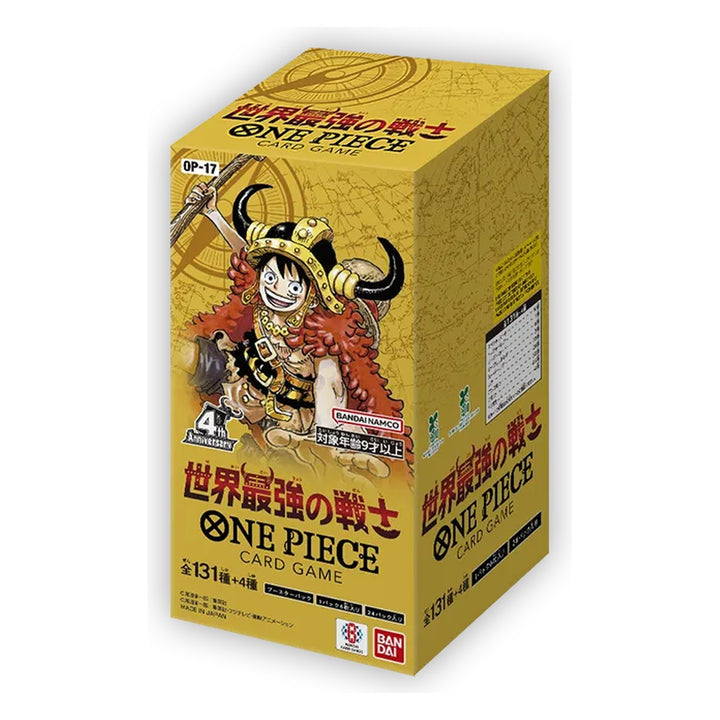OP-17 Booster Box The World's Strongest Warriors – One Piece Card Game Japanese sealed product