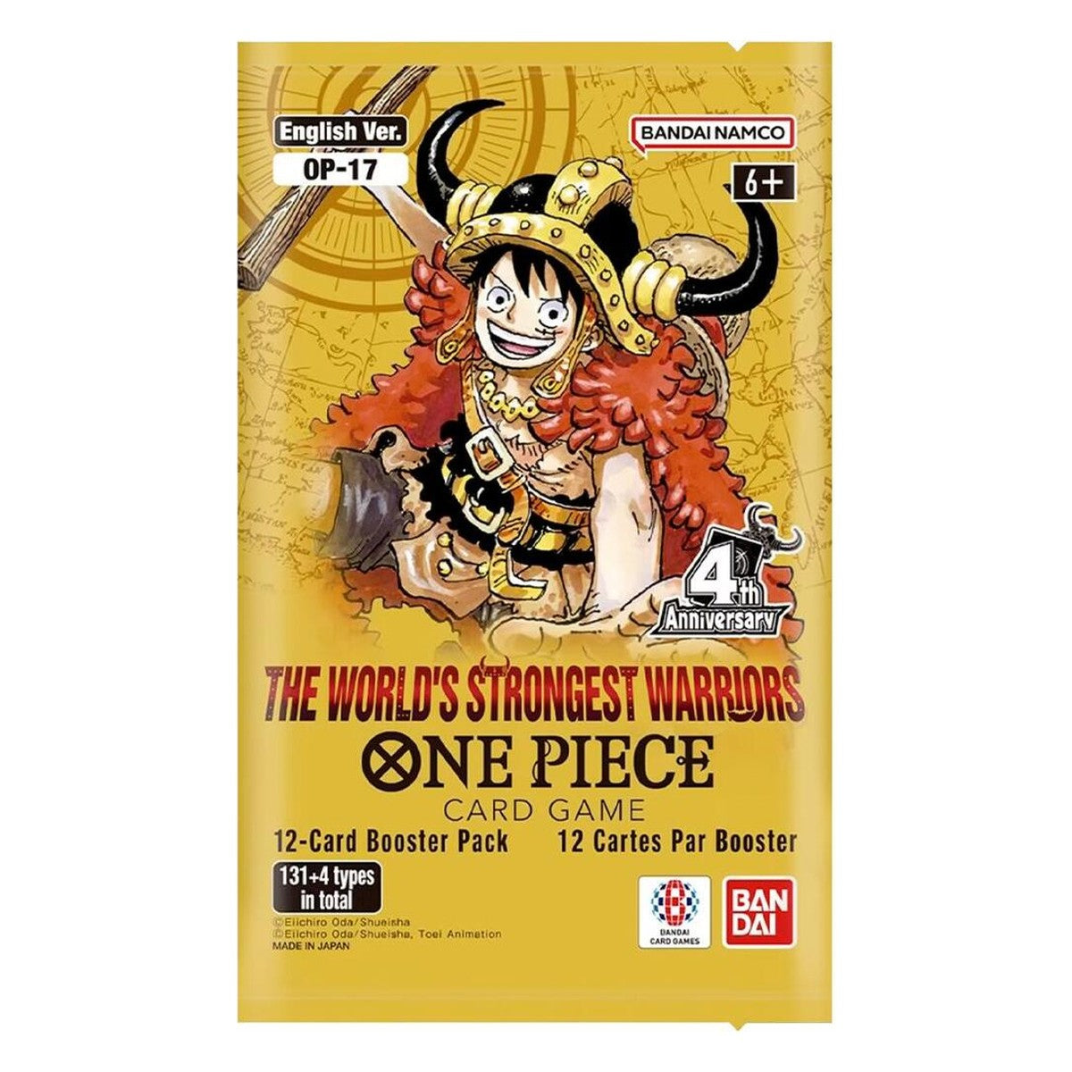 OP-17 Booster Pack The World's Strongest Warriors – One Piece Card Game English sealed product