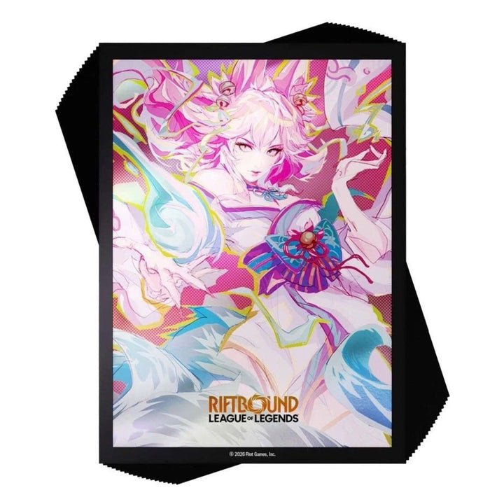 Riftbound Spiritforged Official Card Sleeves – Ahri (100 ct)
