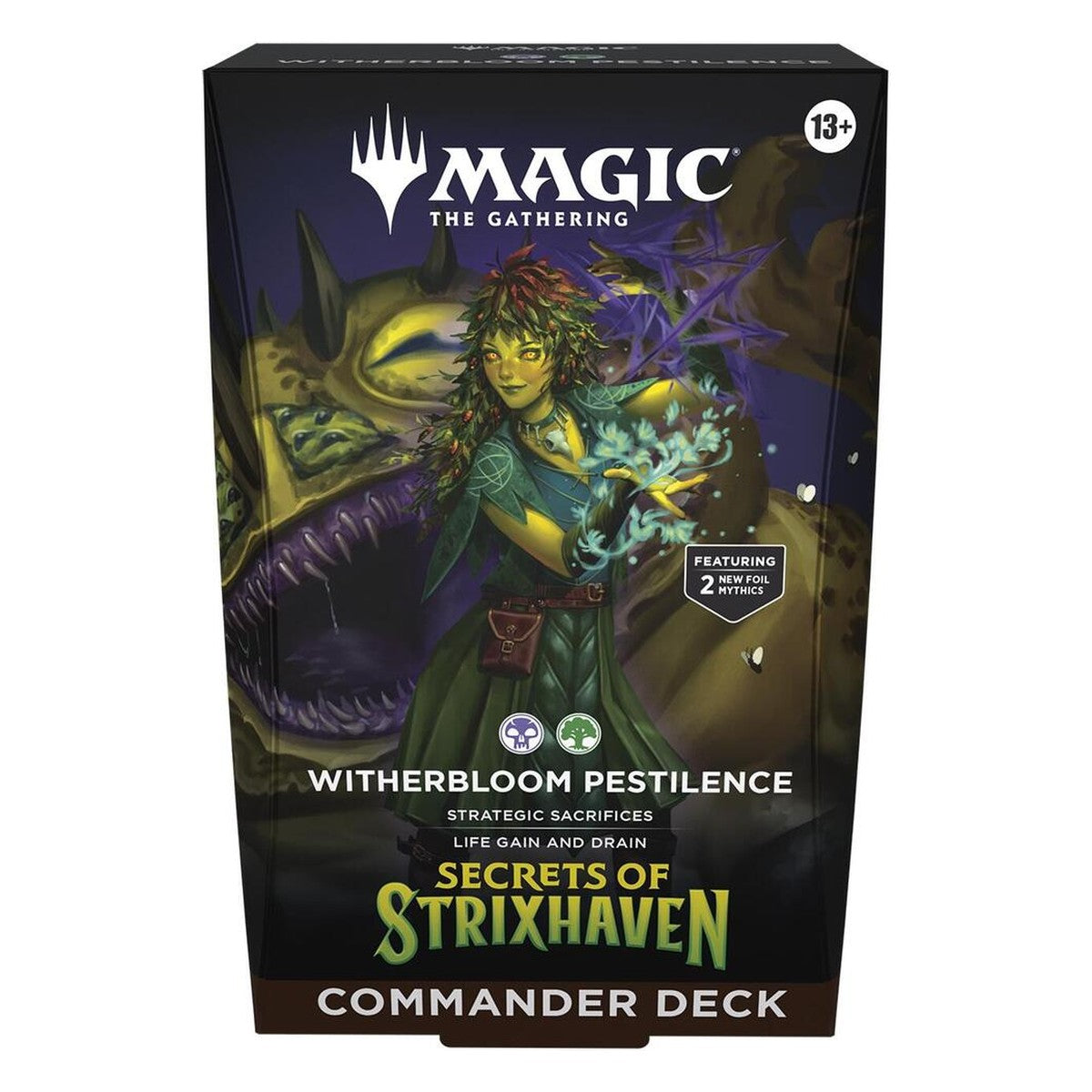 Secrets of Strixhaven Commander Deck - Witherbloom Pestilence – Magic: The Gathering English sealed product