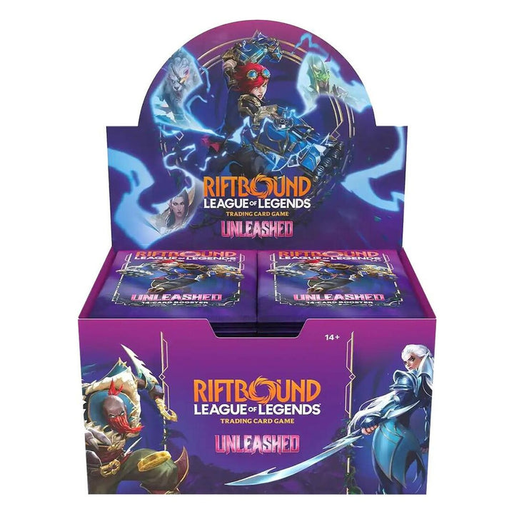 Unleashed Booster Display – Riftbound: League of Legends Trading Card Game English sealed product