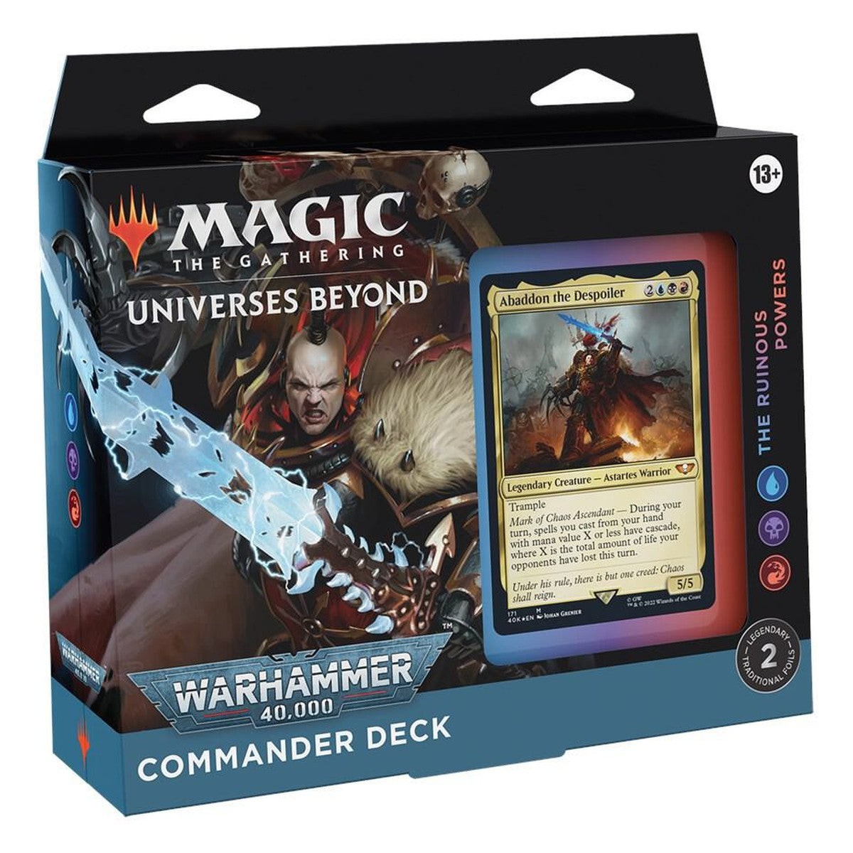 Warhammer 40,000 Commander Deck - The Ruinous Powers – Magic: The Gathering English sealed product
