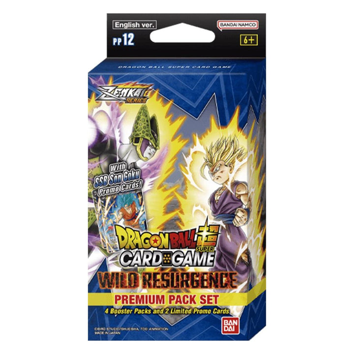 Wild Resurgence Premium Pack Set 12 [PP12] – Dragon Ball Super Card Game English sealed product